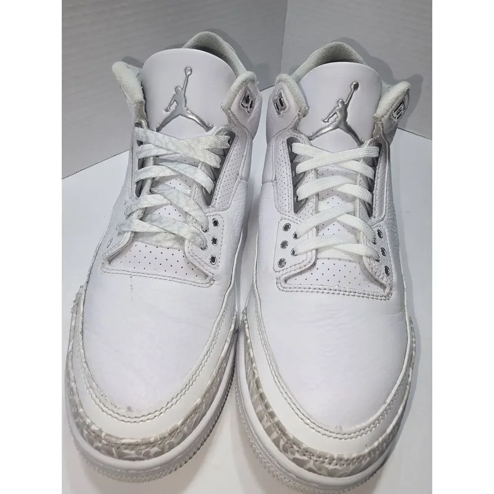 Jordan Air Jordan 3 Retro 2025 Pure Money White/Gray Men's Sneaker CT8532-111